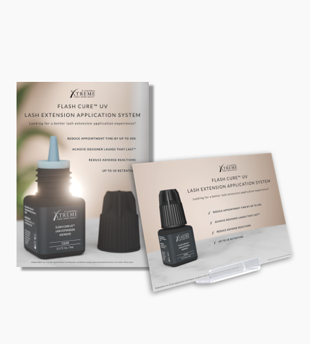 Flash Cure™ UV Lash Extension Display Postcards (25 pack)