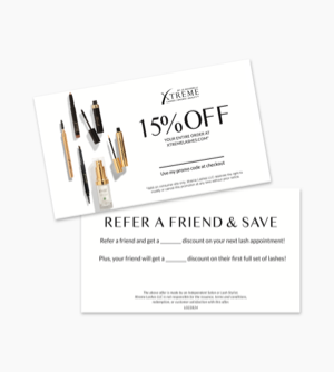 RETAIL AFFILIATE/REFERRAL REMINDER CARD (25-PACK)